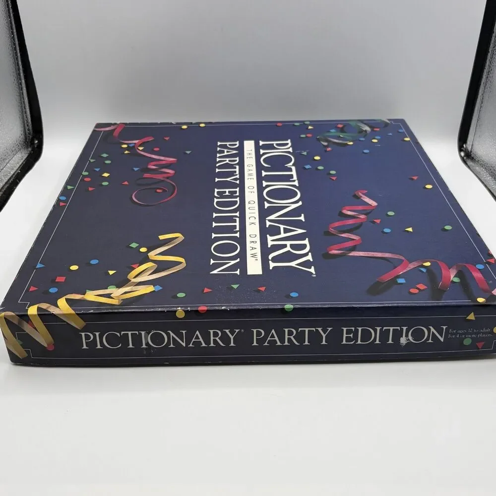 Pictionary Party Edition Vintage (1989) Board Game Made In USA